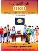 Easy books in Spanish for beginners, totally intense ebook las pastillas de oro